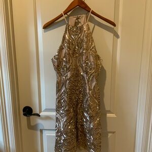 Sequin evening dress. Size 7/8